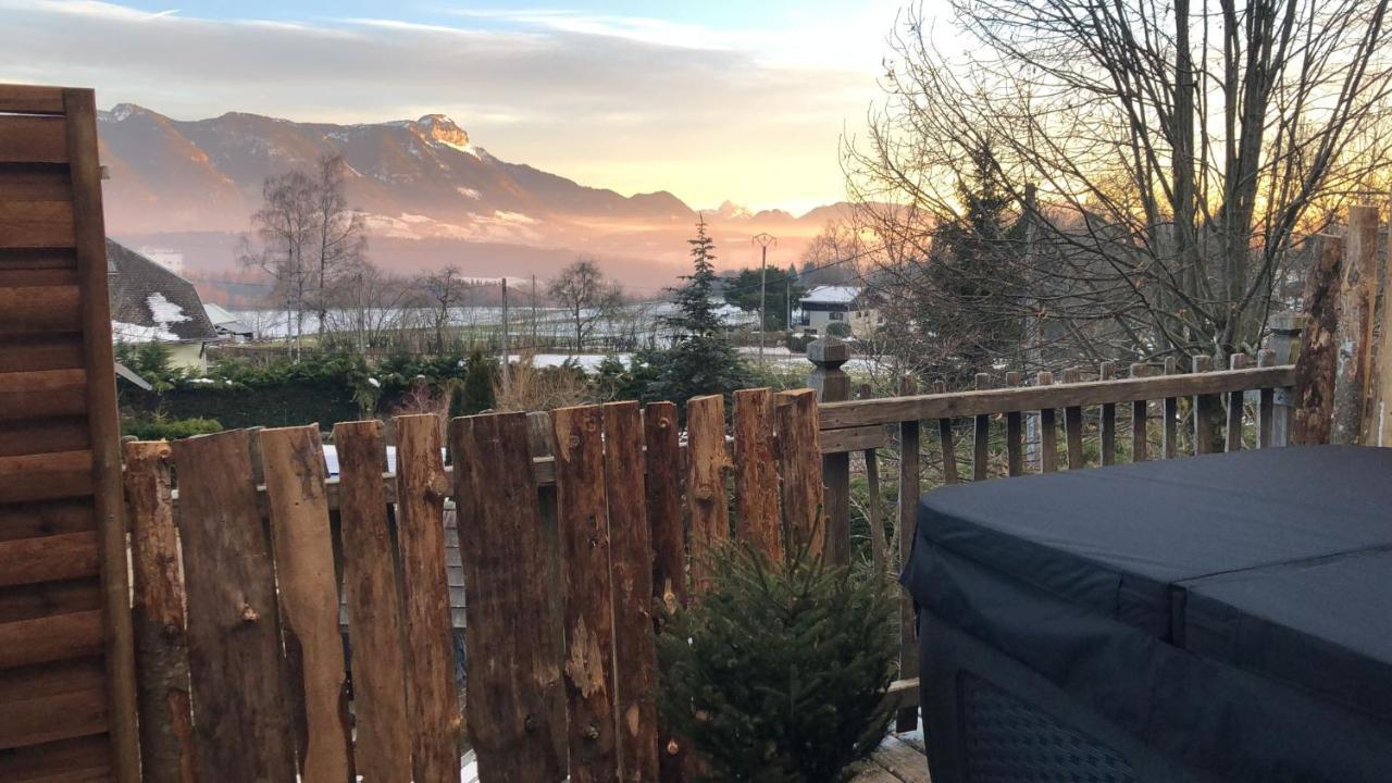 La Cabane A L'Oree Des Bornes Évires Dış mekan fotoğraf